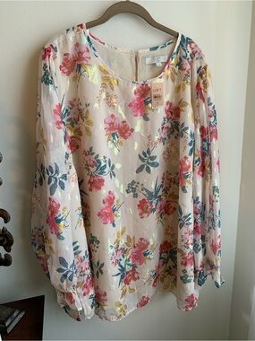NWT-LOFT PLUS SIZE 26 WOMEN’S SHIMMERY TOP